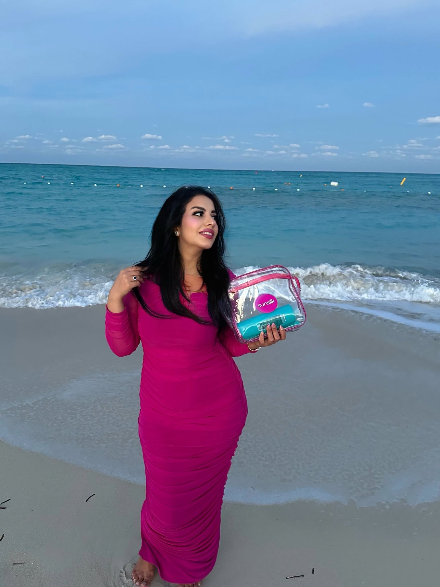 النجمة دعاء عمرو تروج لبراند Sunsilk بإطلالة جذابة